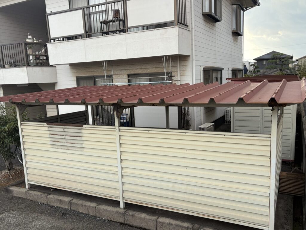 屋根塗装・外壁塗装　倉敷市　S様アパート 追加BEFORE