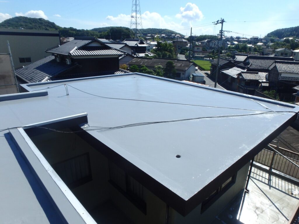 倉敷市 T様邸 外壁塗装・屋上防水工事 追加AFTER