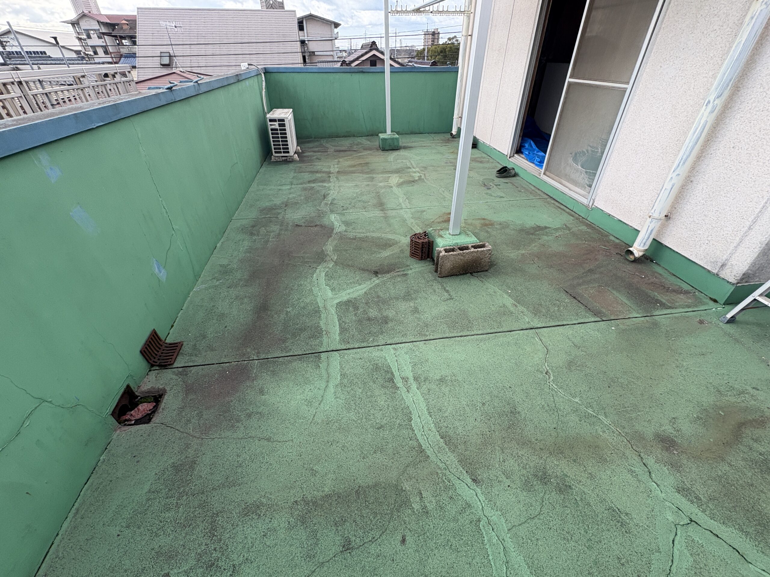 倉敷市　O様邸　防水工事 Before