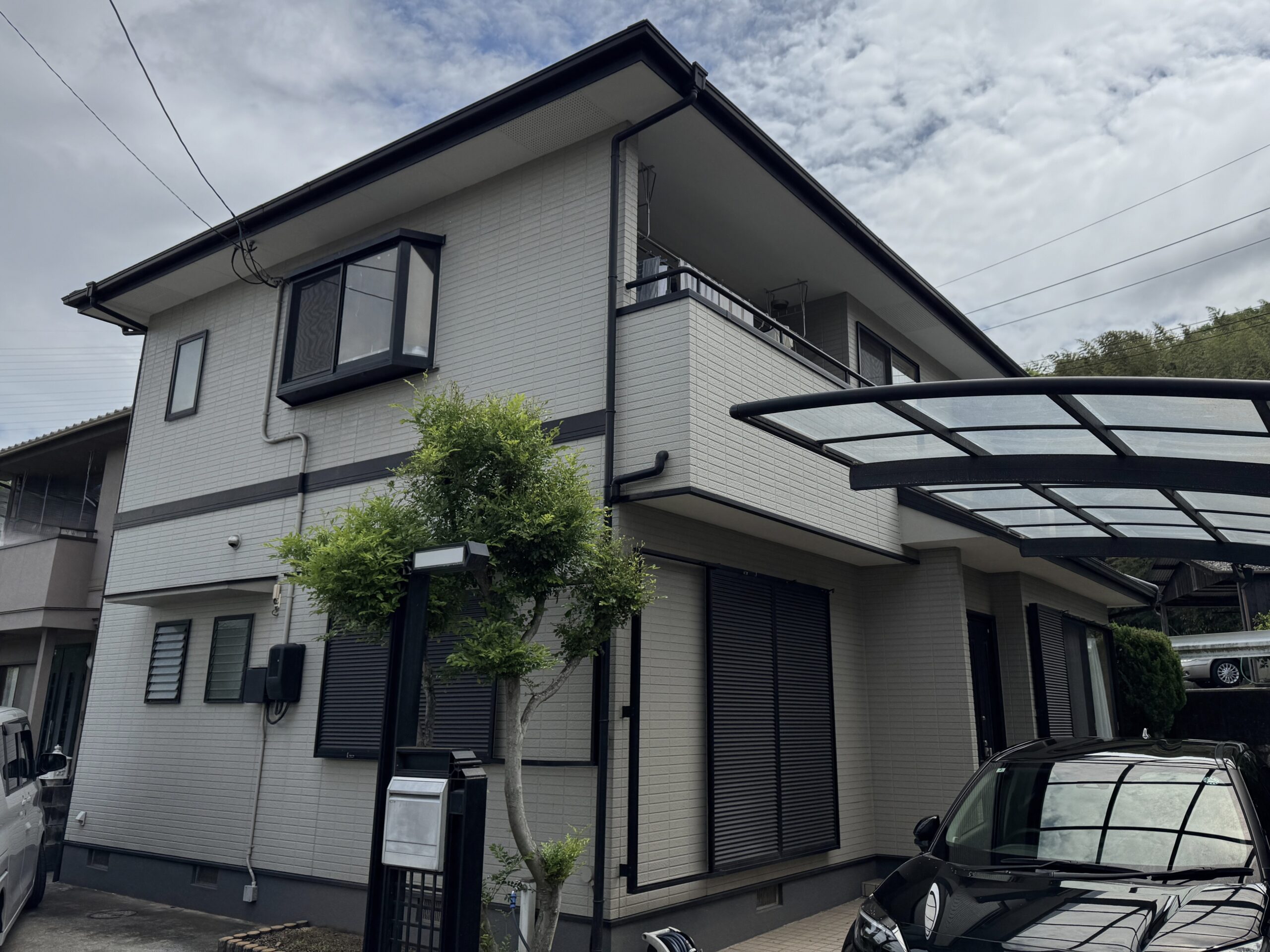 倉敷市　S様邸　屋根塗装外壁塗装 Before